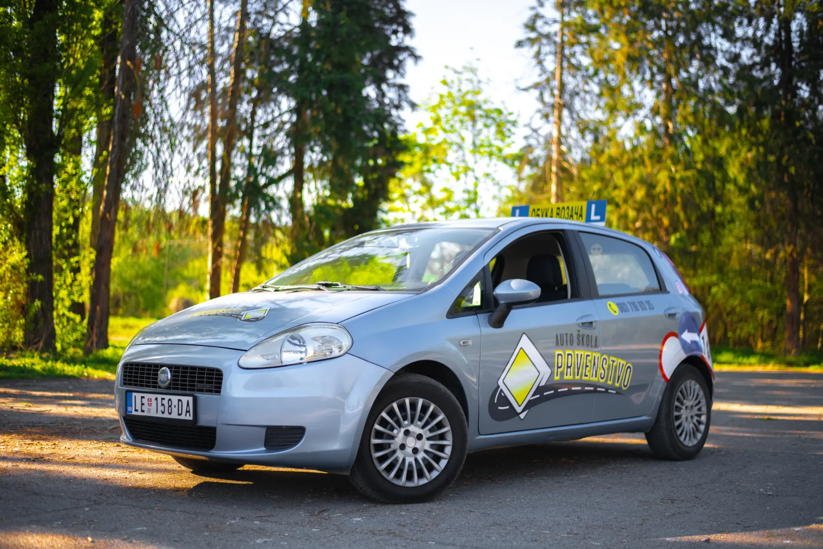 Driving school car 